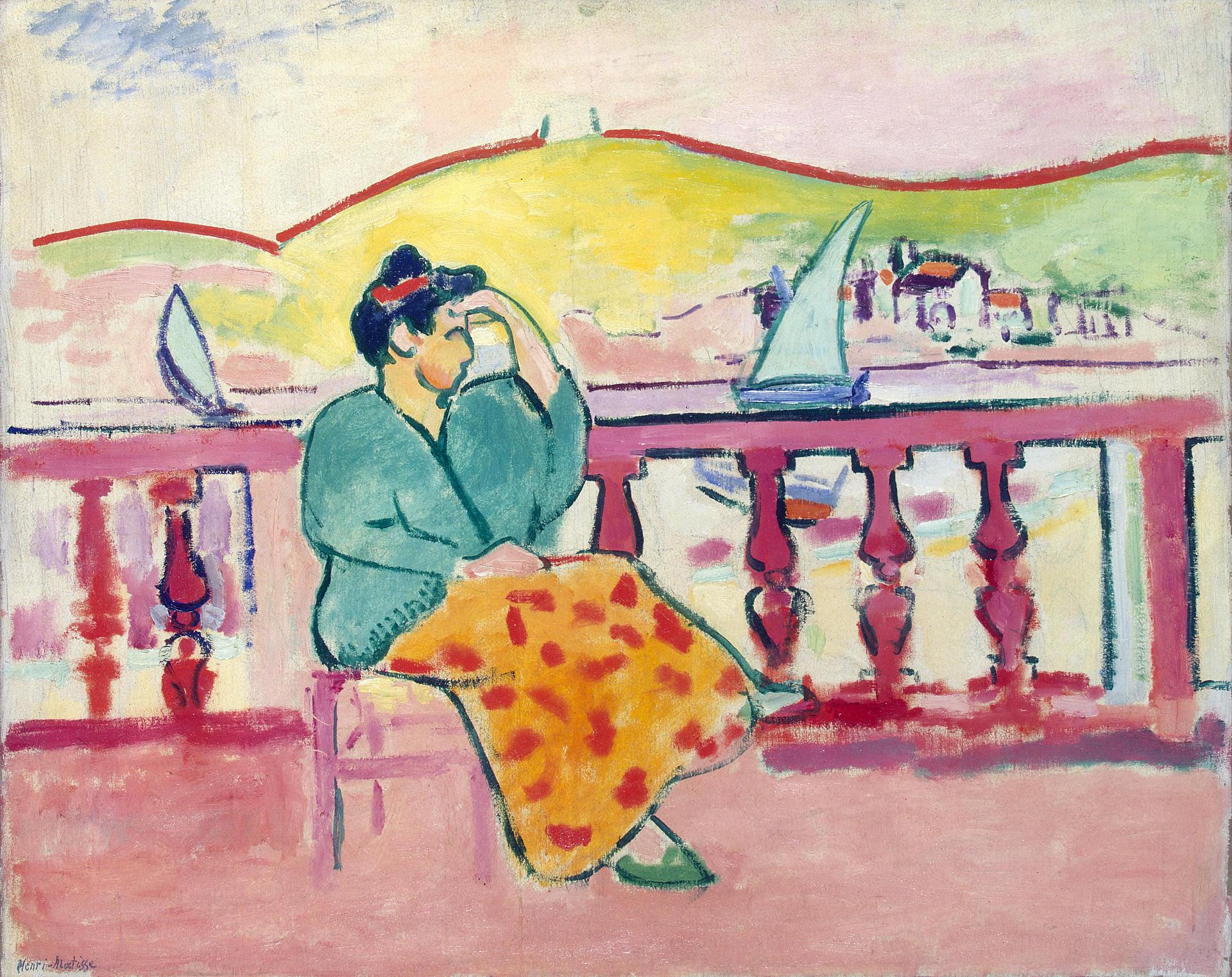 Henri Matisse - Lady on a Terrace 1907